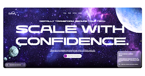 Futuristic Website Design for CanITSM