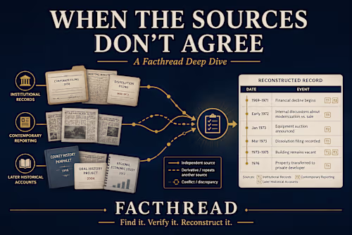 When the Sources Don't Agree