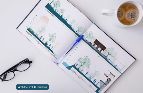 Architectural Illustrations (Sections)
