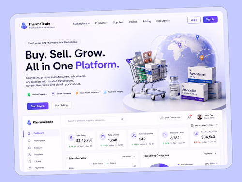 Pharmaceutical Procurement Marketplace SaaS