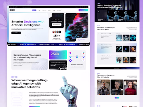 Codox - Artificial Intelligence Website