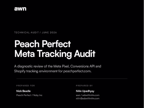 Meta Tracking Audit (Women's Health DTC, $20M+ Brand)