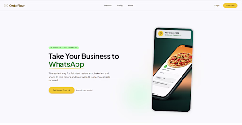 OrderFlow — Multi-Tenant Ordering SaaS with an AI Agent