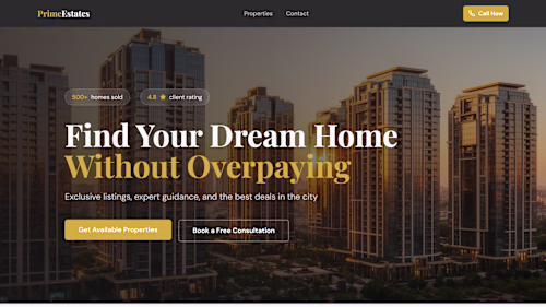 Designed a high-converting landing page
