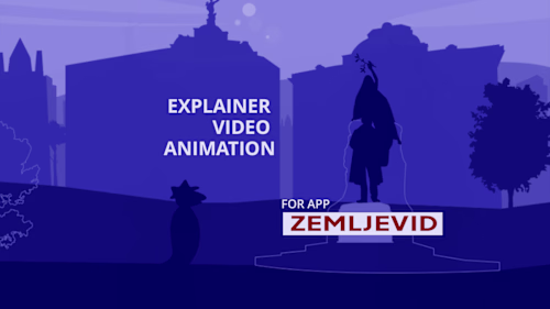 Explainer video animation for mobile app