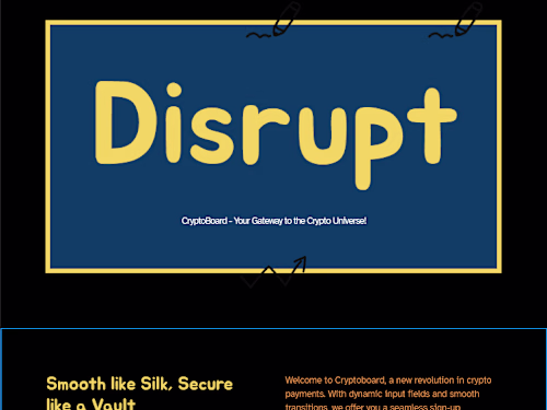 Disrupt: Your Gateway to the Crypto Universe!