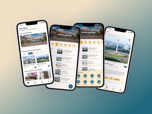 ROAM Travel App Interface Design