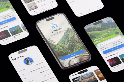 Journey. Mobile App Design in Figma