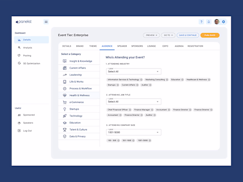 Event Manager (Web app)
