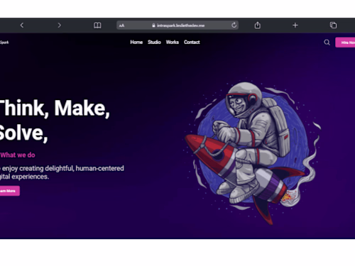 IntraSpark React Page