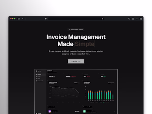 Faktur: Modern Invoice Management App