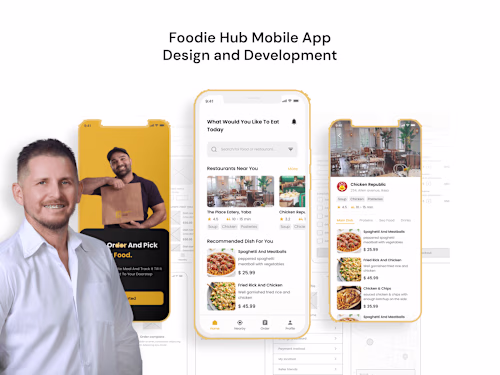 FoodieHub UIUX Case Study (Design + Development)