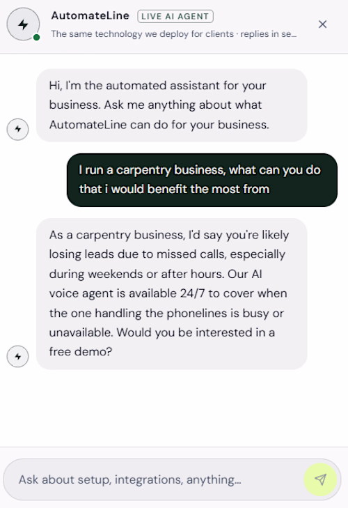 AI Chat Agents
Most people who