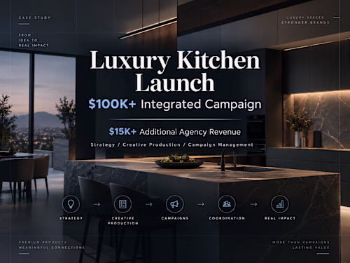 Luxury Kitchen Launch | $100K+ Integrated Campaign