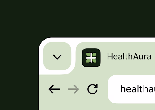 Health Aura: Wellness Brand Identity and Digital System