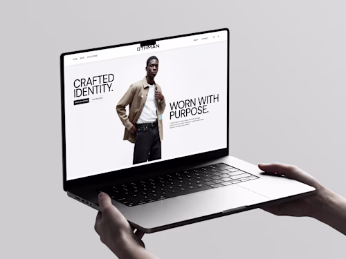 Othman Landing Page Design