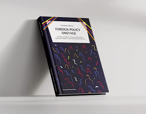 Book cover design "Foreign Policy Onstage"