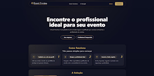 Developed a sleek, dark-mode platform