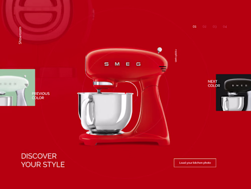 Landing page design