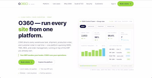 O360 – Multi-Tenant Supply Chain SaaS Platform