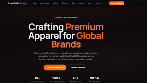 Threadcraft Studio - Premium Apparel