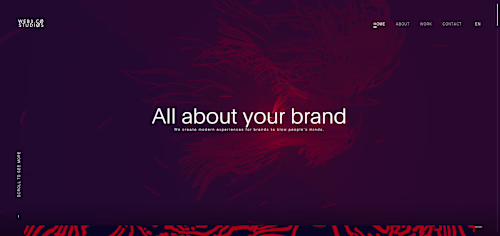 Its a 100% (from header to footer) Animated Landing Page