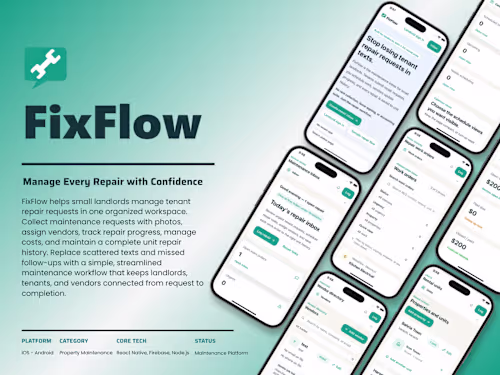 FixFlow | ASO & App Launch | iOS & Android | Full-Stack Dev.