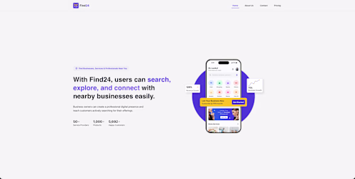 A hyperlocal business-discovery marketplace helping
