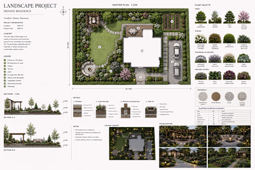 Residential Landscape: Full Design Package