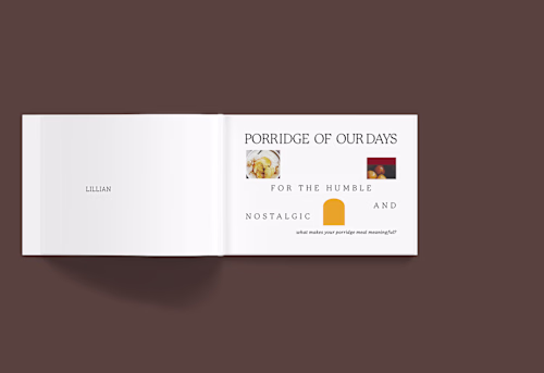 Porridge of Our Days — Editorial Design