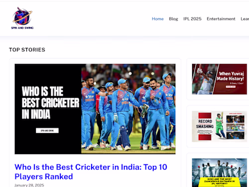 Cricket Blog - For the Love of Cricket | Spin and Swing