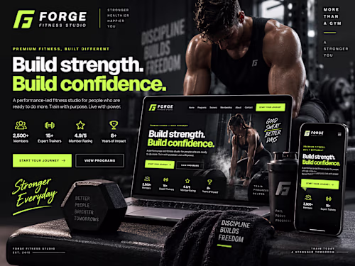 Forge Fitness Studio — Premium