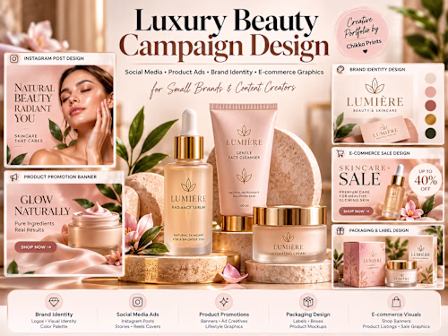 Luxury Beauty Campaign Design |