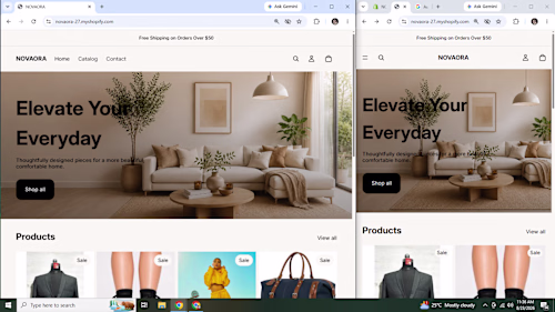 NOVAORA – Modern E-Commerce Shopify