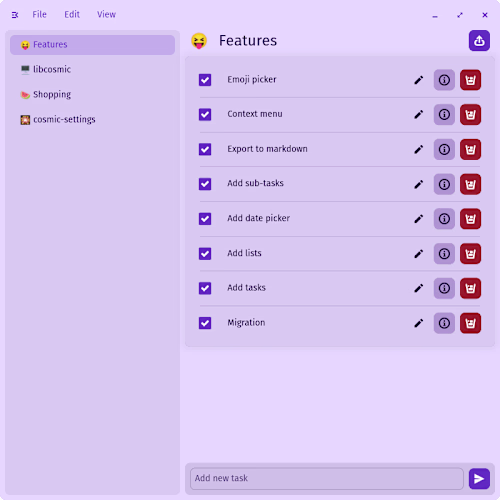 Tasks