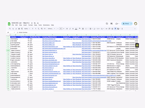 Lead Generation for Canadian AI