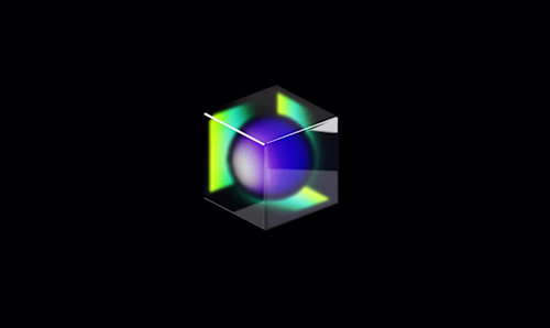 3D Cube for an AI powered product.