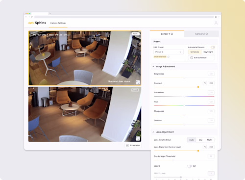 Sphinx - Web tool for controlling AI-powered cameras
