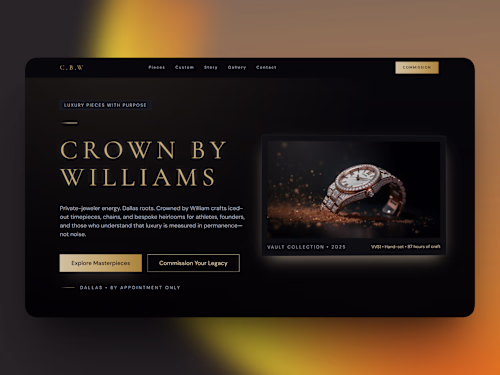 The Crowned by William website