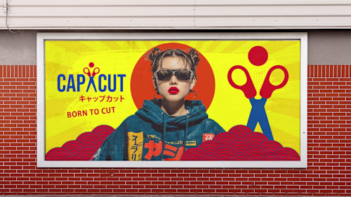 CapCut reimagined as a Tokyo