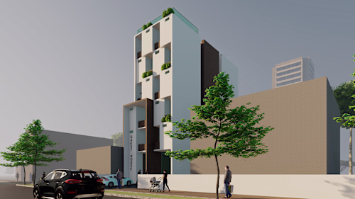 Guest house design on Behance