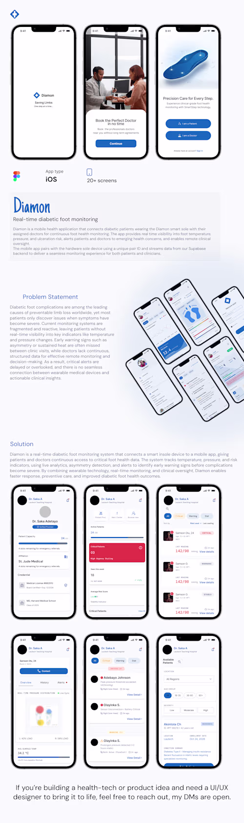 Diamon, A Real-Time Diabetic Foot Monitoring App