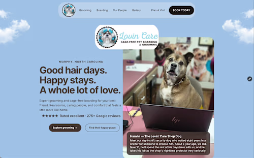 Just finished this full website