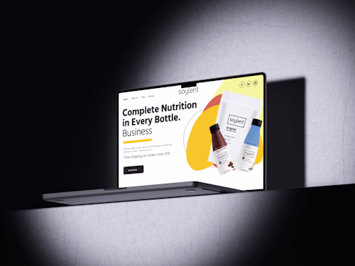 Soylent Website UI/UX Concept