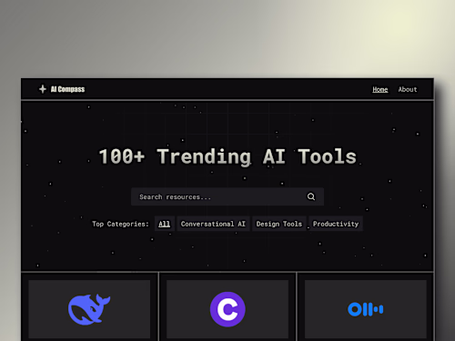 AI Compass: Library of trending AI tools