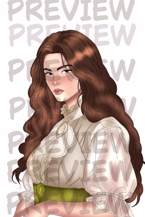 A fully colored character illustration