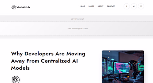 Built an AI-powered automated blogging