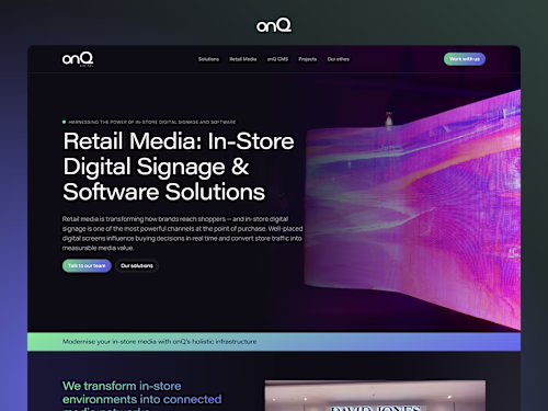 Brand new, large CMS powered