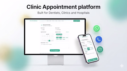 Reusable Healthcare Booking Platfform | WhatsApp Automation