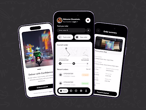 FastDrop Delivery Mobile App - Ajao Jelil